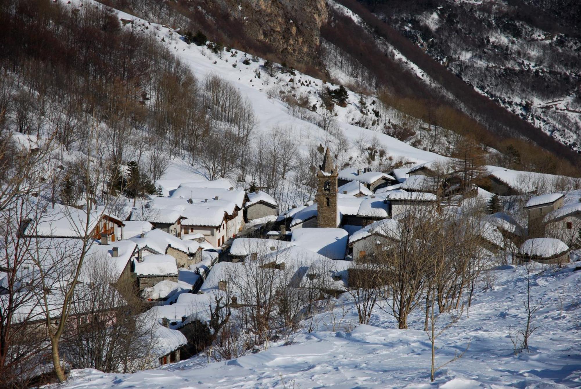 Ca Ad Me Pare Alloggio Con Terrazza Panoramica Moncenisio Extérieur photo